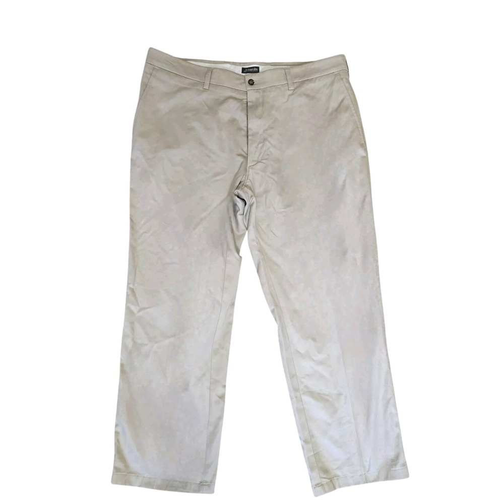 St Johns Bay Mens Classic Fit Mens‎ Size 40 x 30 Straight Khaki Brown Pants